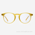 Round D-Frame Acetate Women And Men Optical Frames